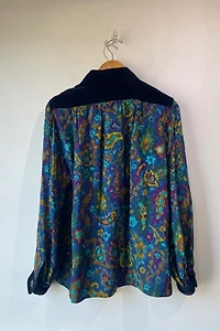 YSL Rive Gauche Floral Blouse Selected by The Curatorial Dept.