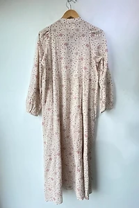 Pietsie Cream & Pink Floral Dress Selected by The Curatorial Dept.
