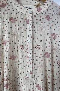 Pietsie Cream & Pink Floral Dress Selected by The Curatorial Dept.