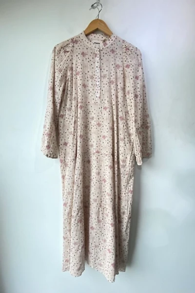 Pietsie Cream & Pink Floral Dress Selected by The Curatorial Dept.