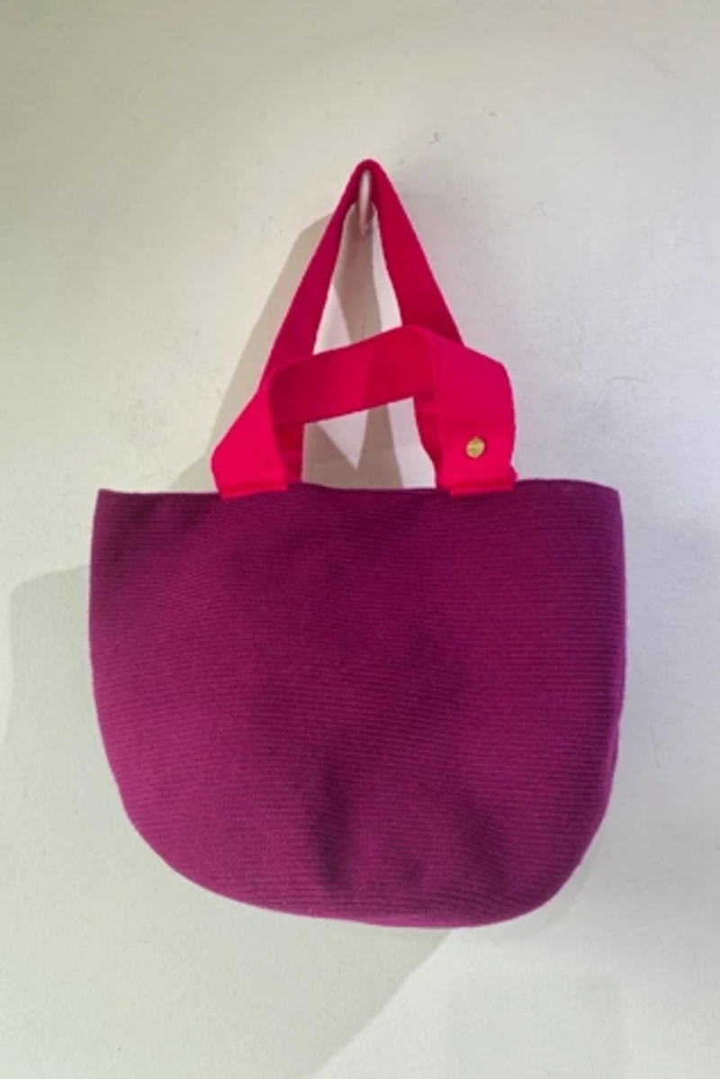 Guanabana Noa Mini Tote in Wine Selected by The Curatorial Dept.
