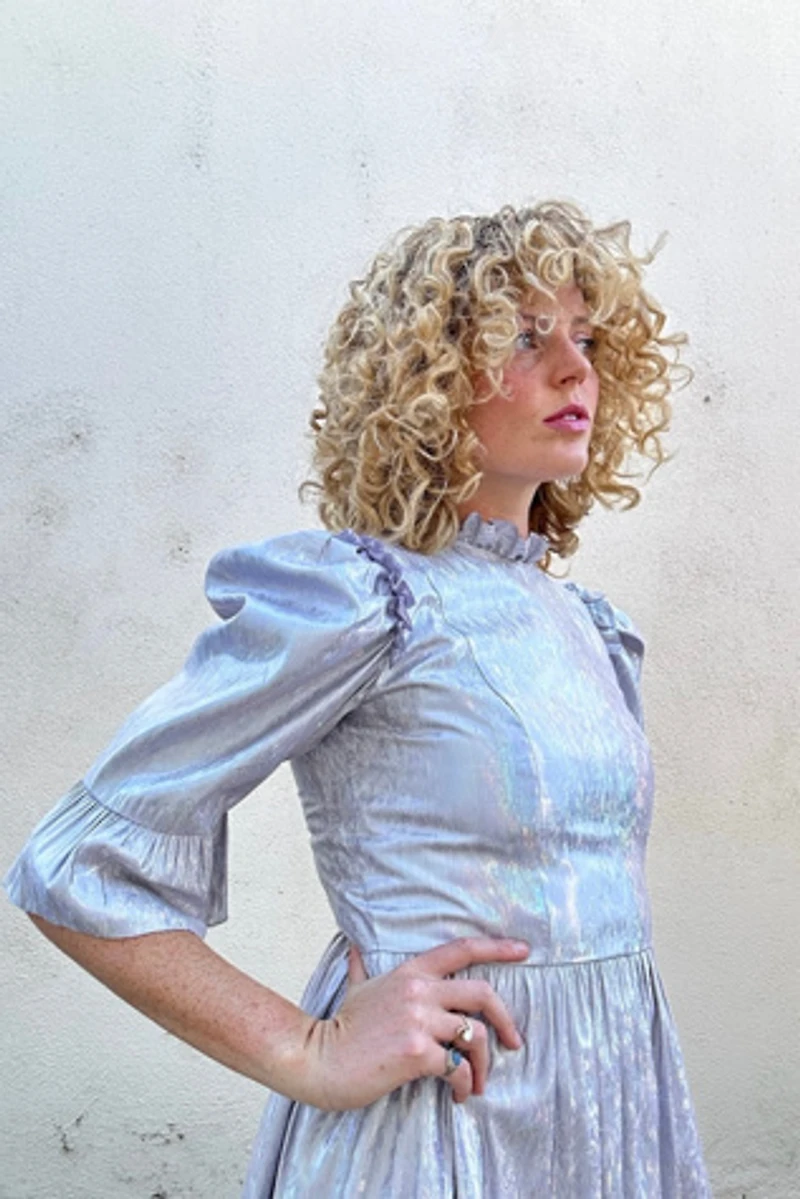 Batsheva Silver Iridescent Dress Selected by The Curatorial Dept.