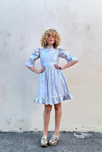 Batsheva Silver Iridescent Dress Selected by The Curatorial Dept.