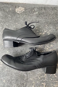 Comme des Garcon Black Leather Clown Shoes Selected by The Curatorial Dept.