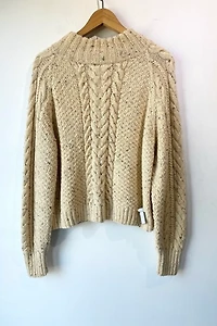 Doen Serena Cream Cable Sweater Selected by The Curatorial Dept.