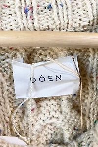 Doen Serena Cream Cable Sweater Selected by The Curatorial Dept.