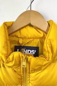 Land's End Mens Yellow Puffer Vest Selected by The Curatorial Dept.
