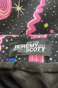 Jeremy Scott Phone Print Arcade Mini Skirt Selected by The Curatorial Dept.