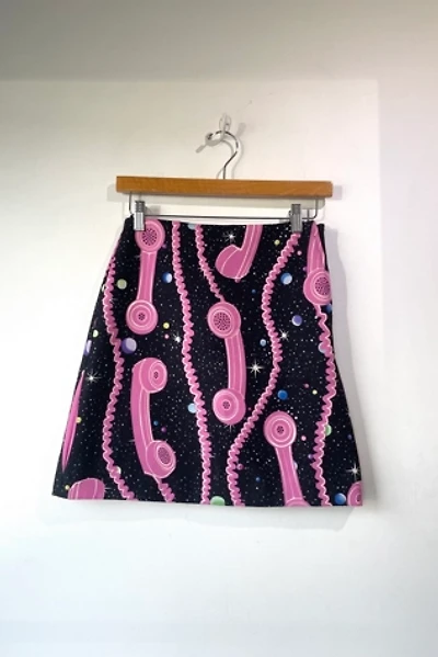 Jeremy Scott Phone Print Arcade Mini Skirt Selected by The Curatorial Dept.