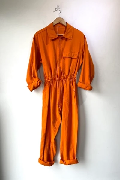 Vintage Workwear Orange Flightsuit Coveralls Selected by The Curatorial Dept.