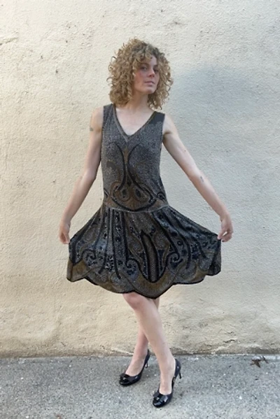 Vintage Glass Bead Sequin Flapper Dress Selected by The Curatorial Dept.