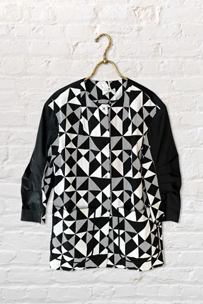 Maria Grazia Severi Quilt Print Duster Jacket Selected By Ritual Vintage