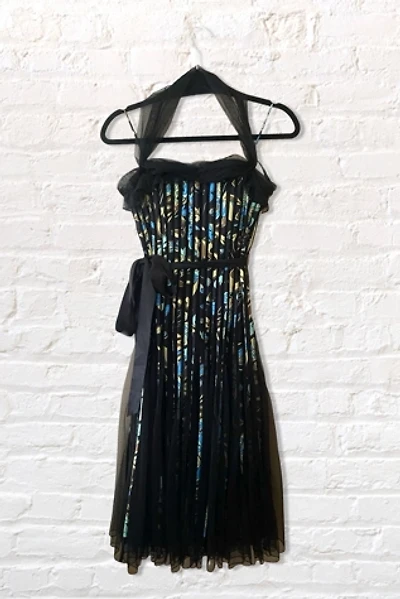 Y2K Tulle Graphic Ribbon Dress Selected By Ritual Vintage