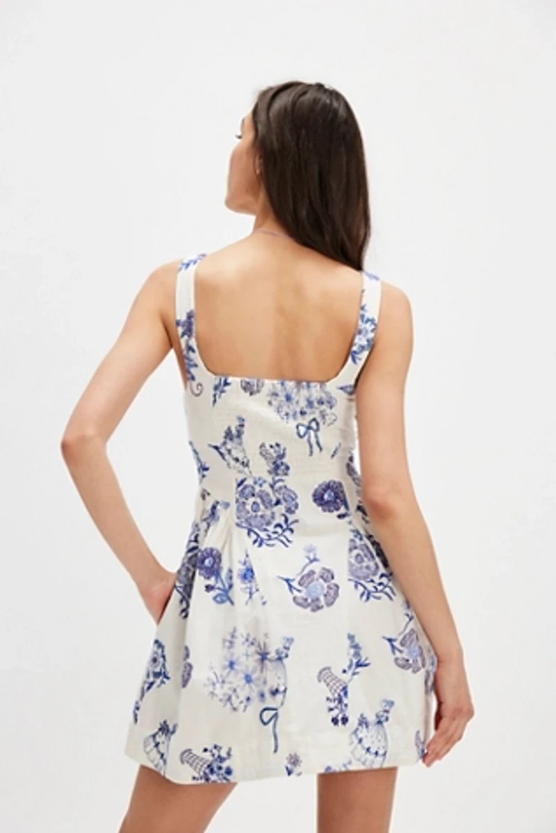 Bali Astrid Embroidered Mini Dress