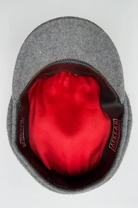 Grey Wool Fisherman's Cap Selected by Wax Plant