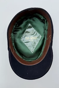Navy Wool Fisherman's Cap Selected by Wax Plant