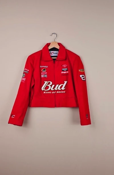 Vintage Chase Authentic Crop Slimfit Budweiser Jacket Size L  selected by The Igala NYC