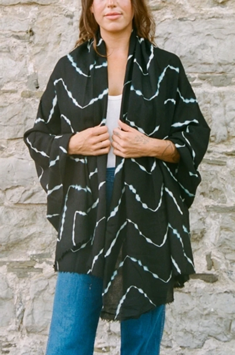 Be Deva Kati Wool Tie Dye Scarf