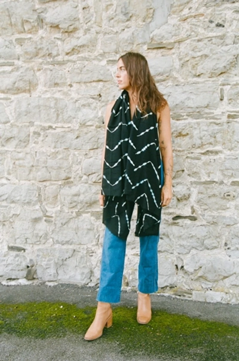 Be Deva Kati Wool Tie Dye Scarf