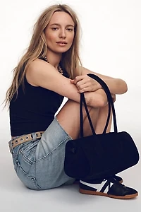 Sierra Suede Shoulder Bag