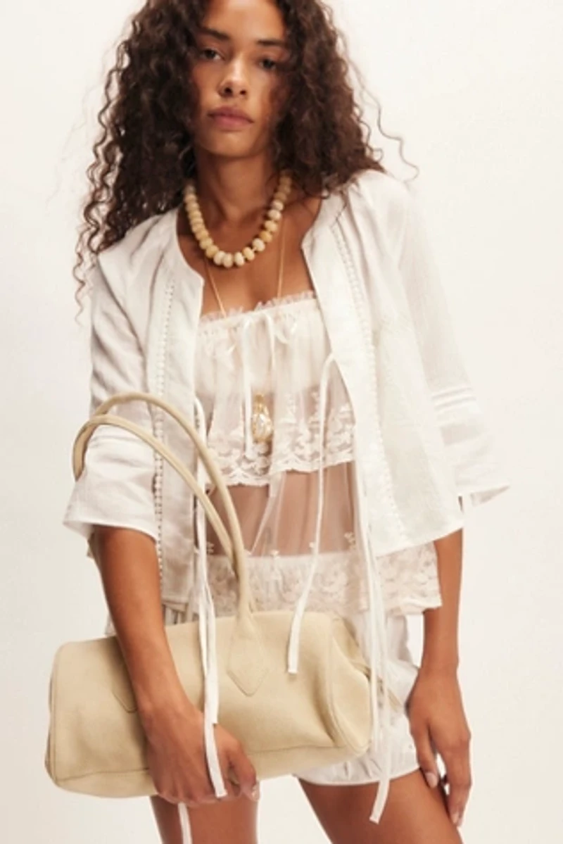 Sierra Suede Shoulder Bag