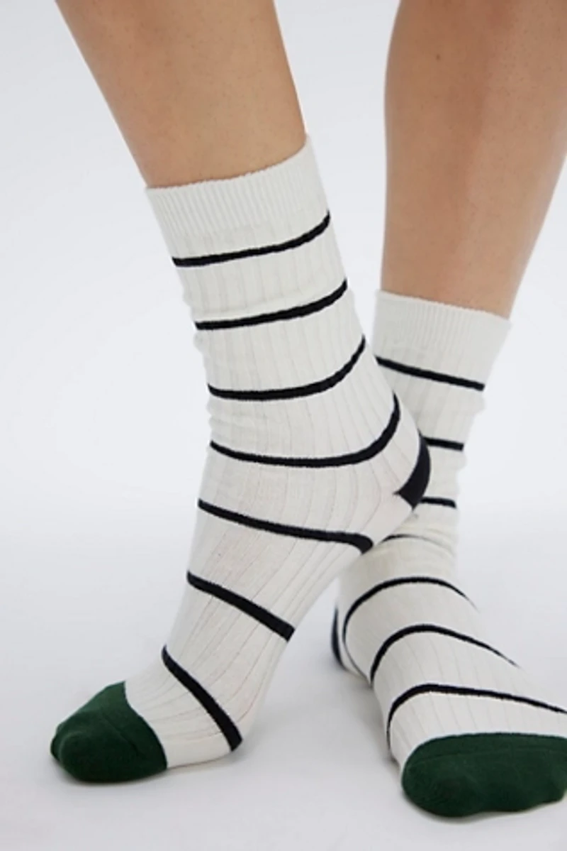 Stripe Block Socks
