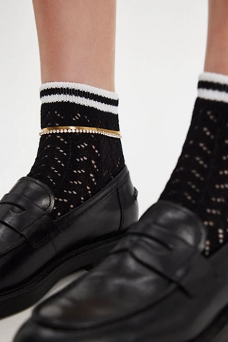 Pointelle Trouser Socks