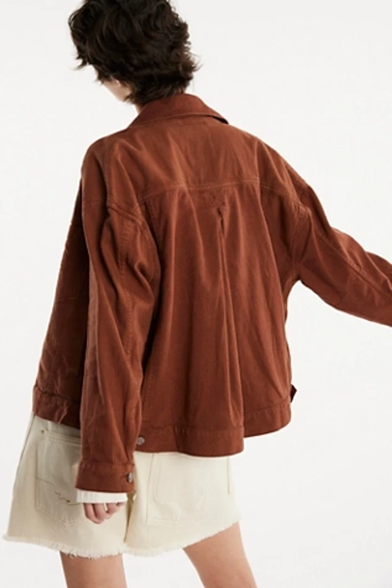 We The Free Opal Swing Linen Jacket