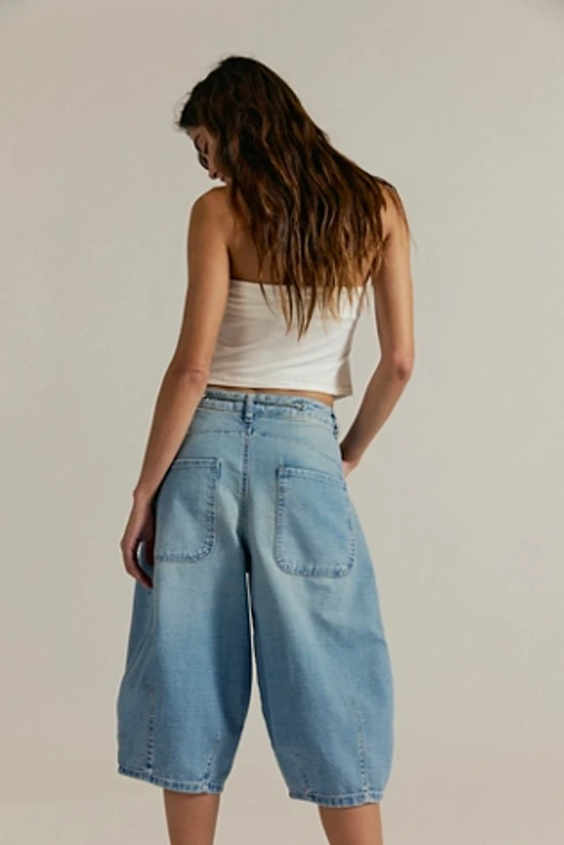 We The Free Amada Crop Barrel Jeans