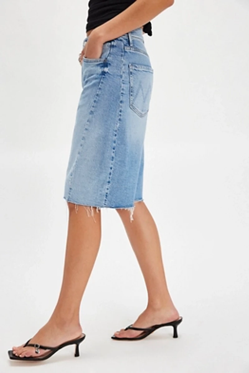 MOTHER The Half-Pipe Bermuda Fray Shorts