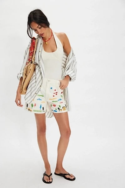 MOTHER The Stud Finder Frayed Shorts