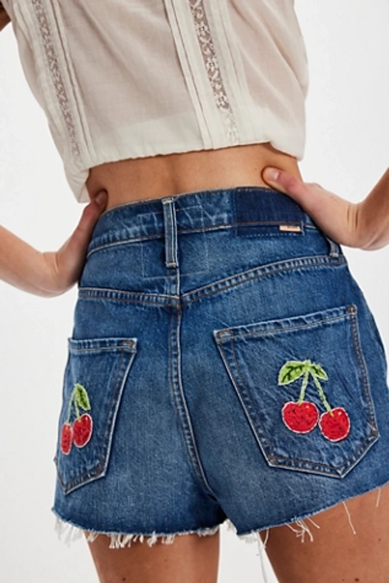MOTHER The Tune Up Short Fray Shorts