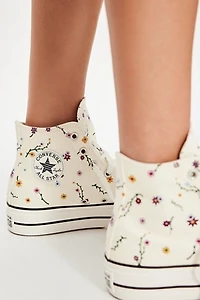 Chuck Taylor All Star Lift Embroidered Blooms Sneakers