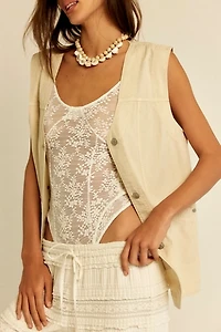 We The Free Valerie Linen Vest