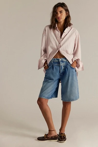 We The Free Interstate Slouchy Denim Shorts