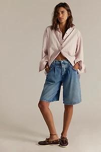 We The Free Interstate Slouchy Denim Shorts