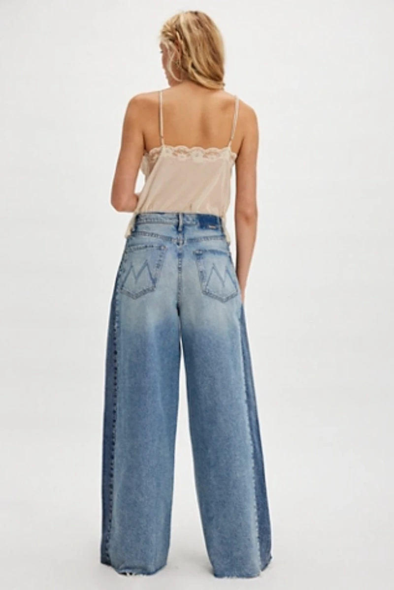 MOTHER The Pipe Dream Button Heel Jeans