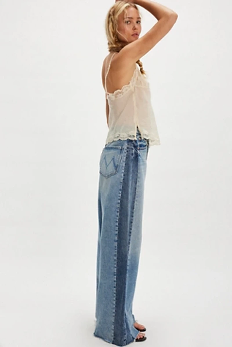 MOTHER The Pipe Dream Button Heel Jeans