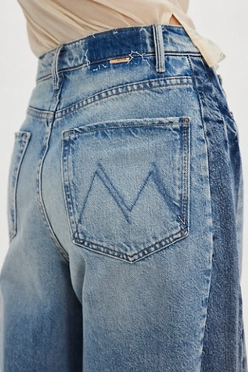 MOTHER The Pipe Dream Button Heel Jeans