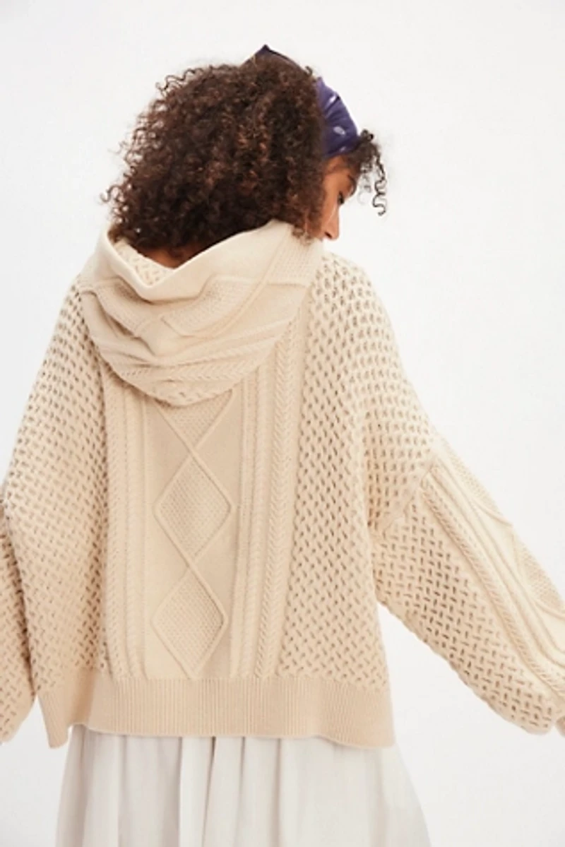 Explorer Cable Knit Hoodie