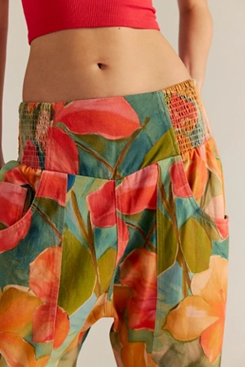 We The Free Lunan Printed Crop Harem Jeans