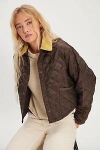 Denimist Cropped Quilted Jacket