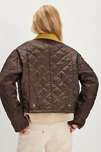 Denimist Cropped Quilted Jacket