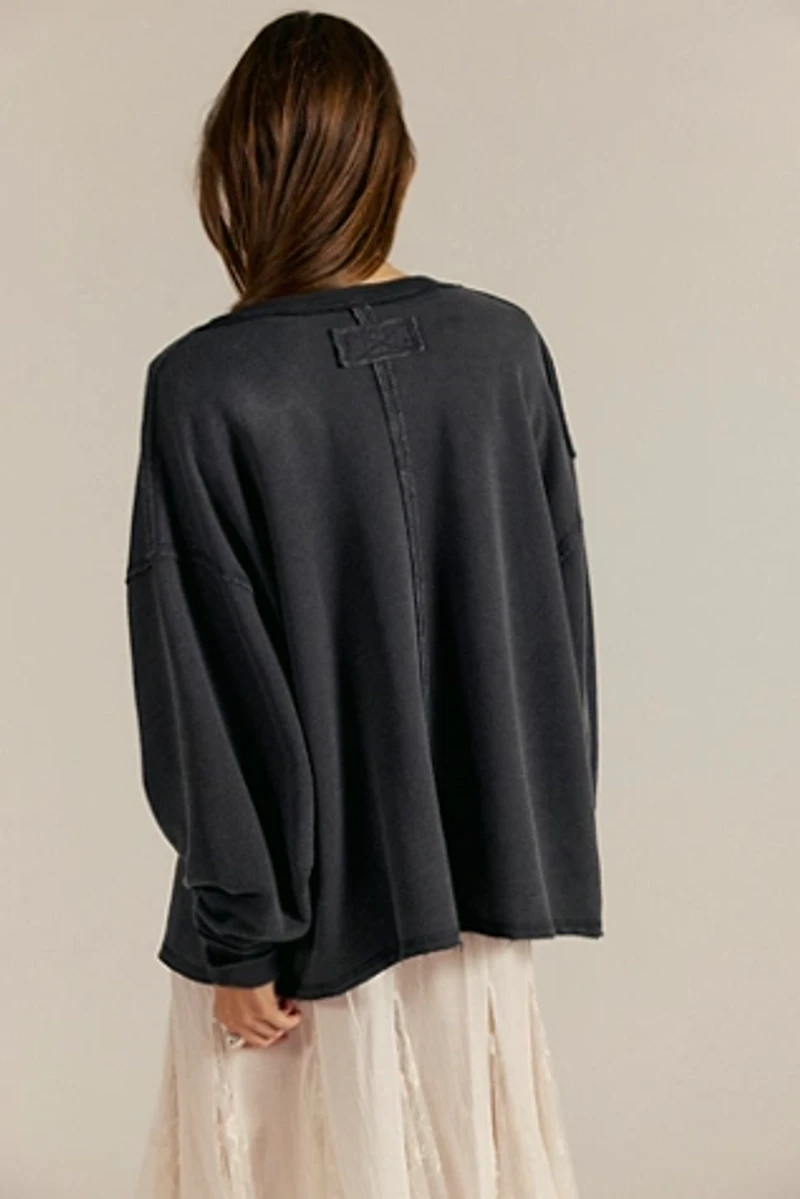We The Free Venice V-Neck Graphic Sweatshirt
