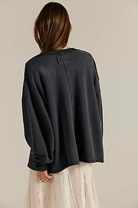 We The Free Venice V-Neck Graphic Sweatshirt