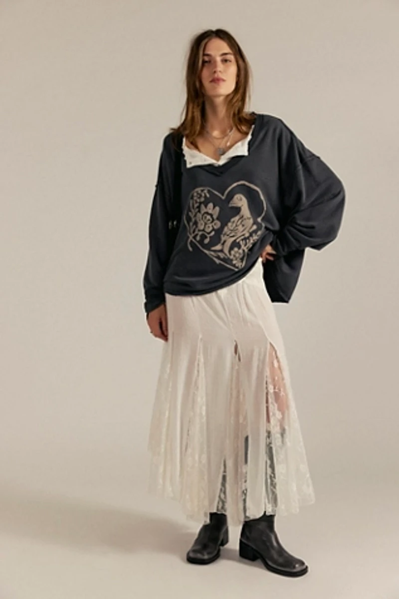 We The Free Venice V-Neck Graphic Sweatshirt