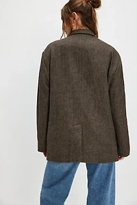 Denimist Peak Lapel Blazer