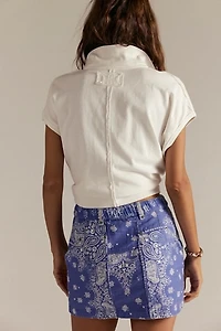 We The Free River Canyon Printed Mini Skirt