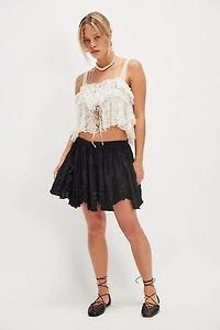 FP One Third Charm Shine Mini Skirt