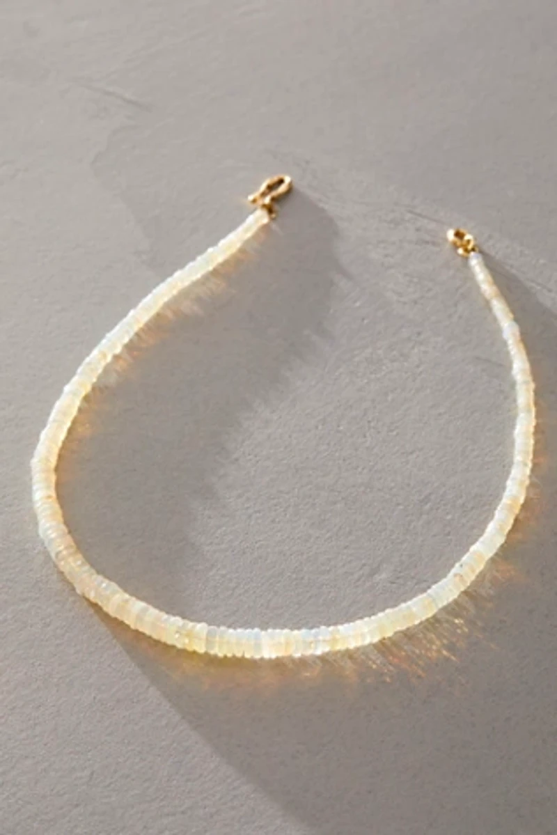 Pamela Love Opal Rondelle Chain Necklace